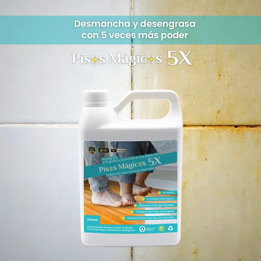 Pisos Magicos 5X - Ni el cloro puede igualarlo