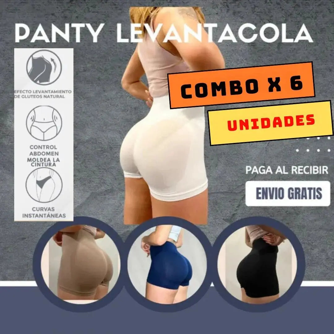 Panty tipo faja cómodo y discreto | Disponible en Combos x2, x4 y x6
