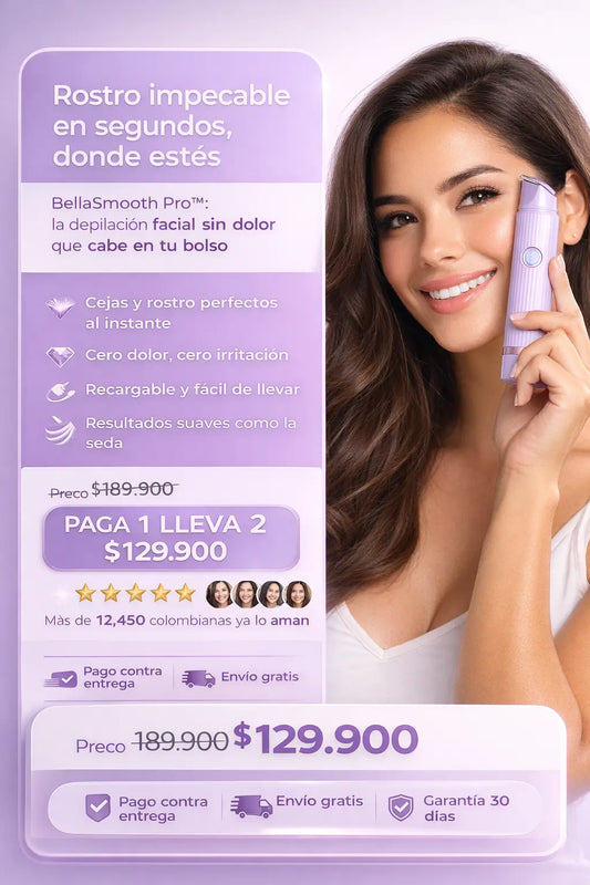 BellaSmooth Pro™ - Depiladora 2 en 1