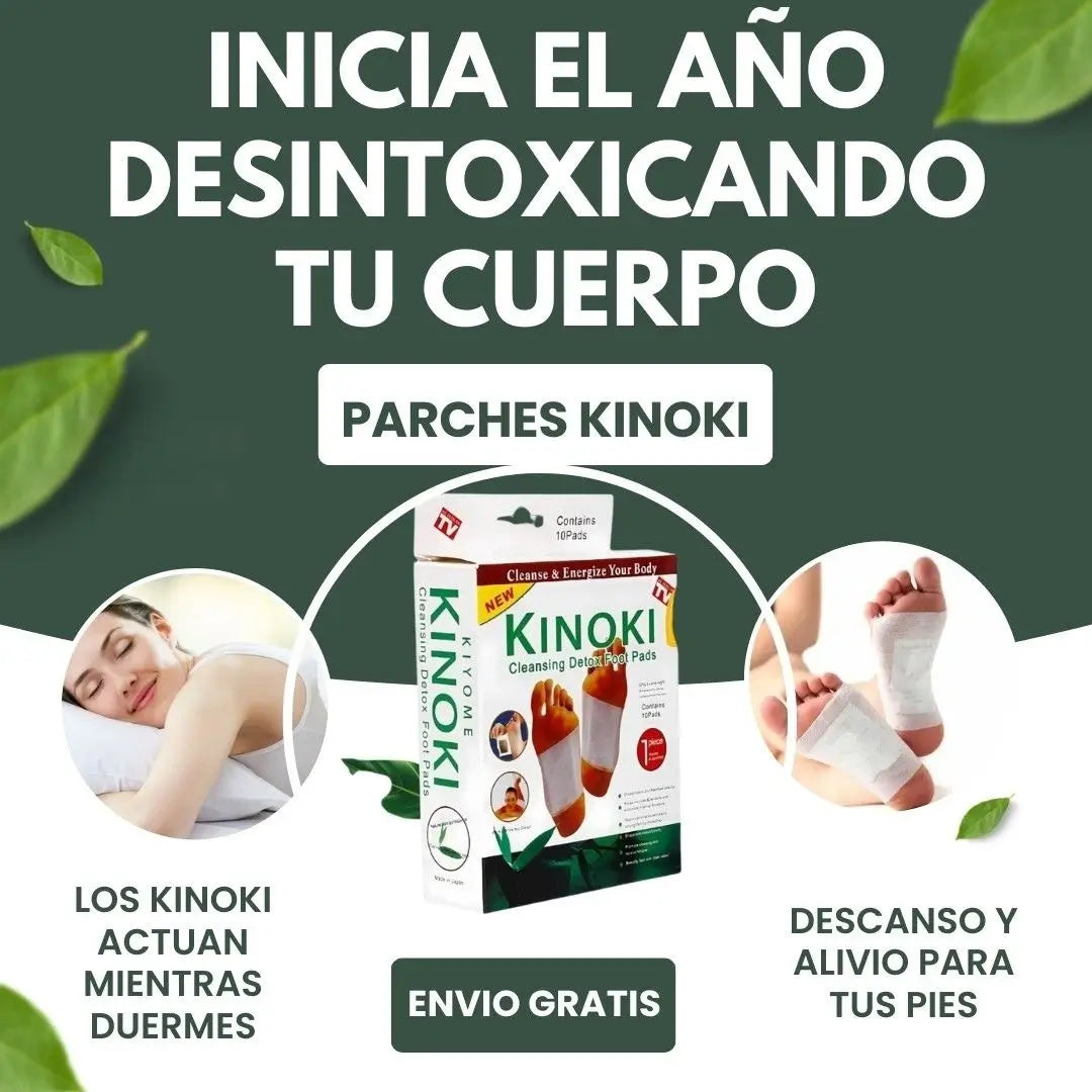 ✨ Parches Kinoki para Pies - Empieza el año sintiéndote más liviano