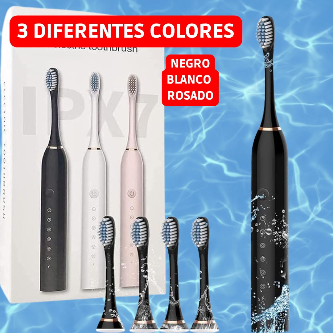 Cepillo Dental Eléctrico 6 en 1 – ¡Cuida tu sonrisa como un experto, desde casa!