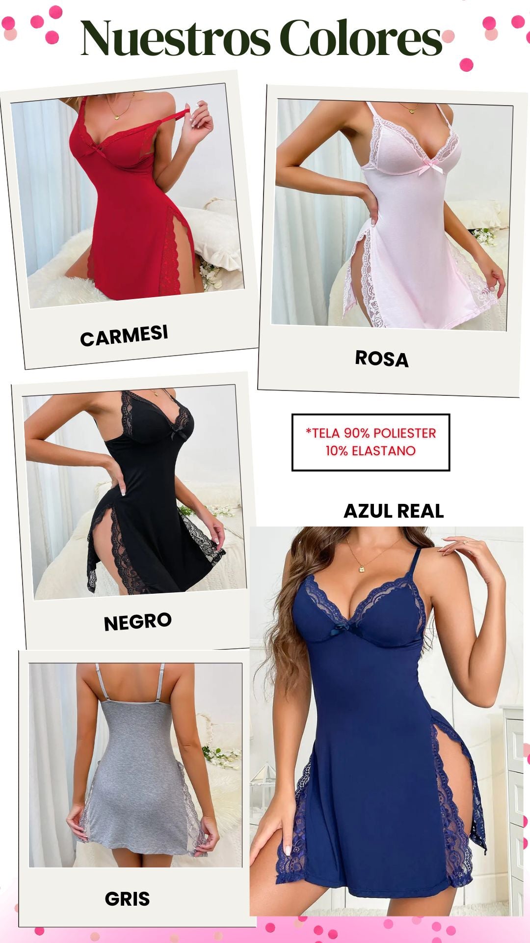 Vestido Estilo Lencería: Ligero, Femenino Y Sensual