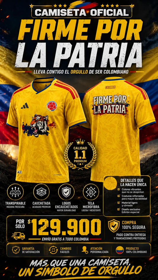Camiseta Seleccion Colombia - Edicion Firme Por La Patria