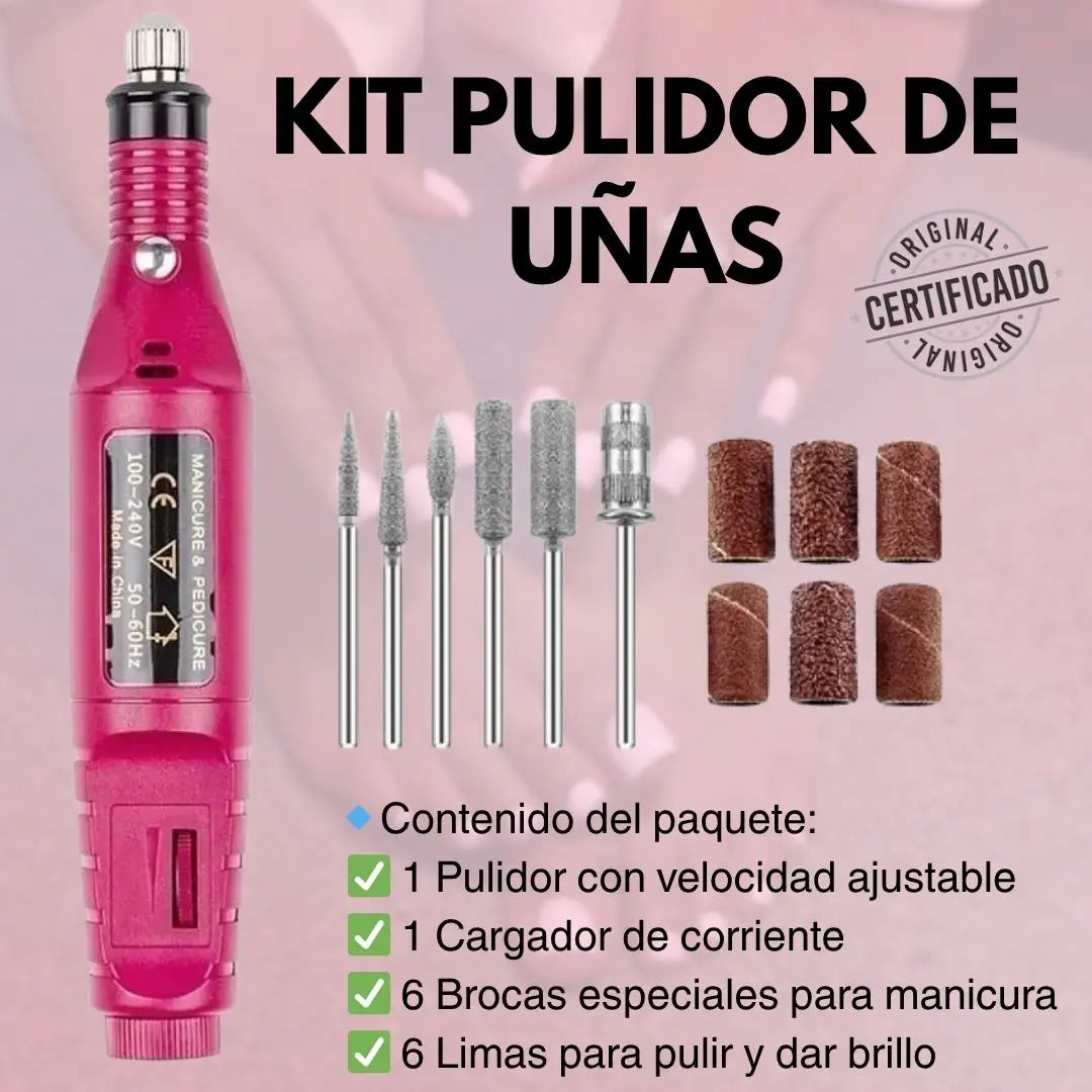 Pulidor de Uñas Eléctrico – Arregla tus uñas fácil y sin salir de casa
