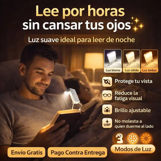 Lámpara Portátil Para Leer Sin Cansar los Ojos - 3 Modos De Iluminación