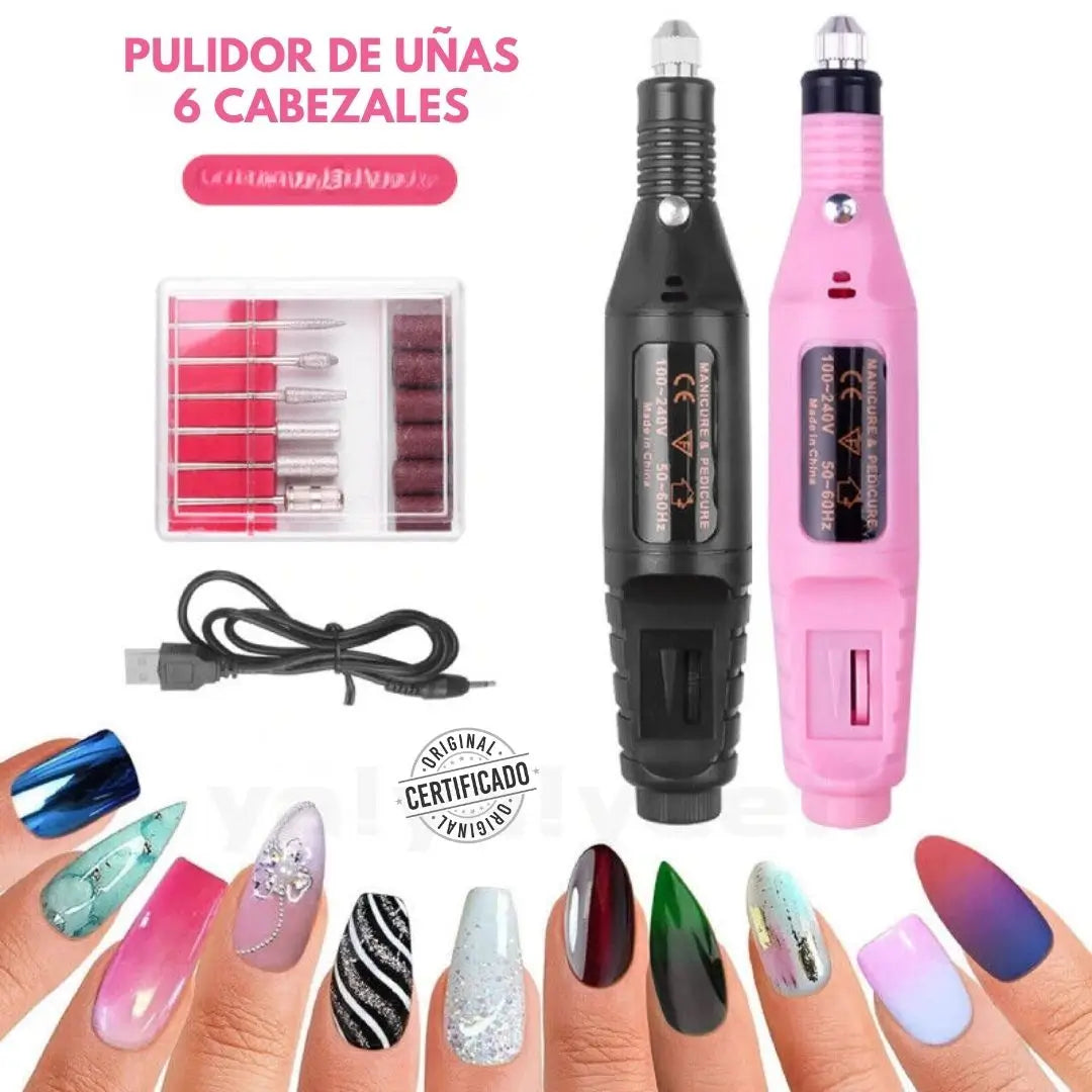 Pulidor de Uñas Eléctrico – Arregla tus uñas fácil y sin salir de casa