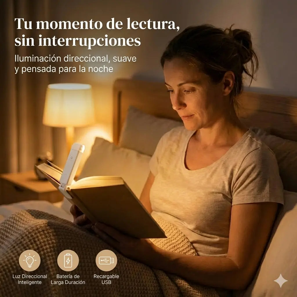 Lámpara Portátil Para Leer Sin Cansar los Ojos - 3 Modos De Iluminación