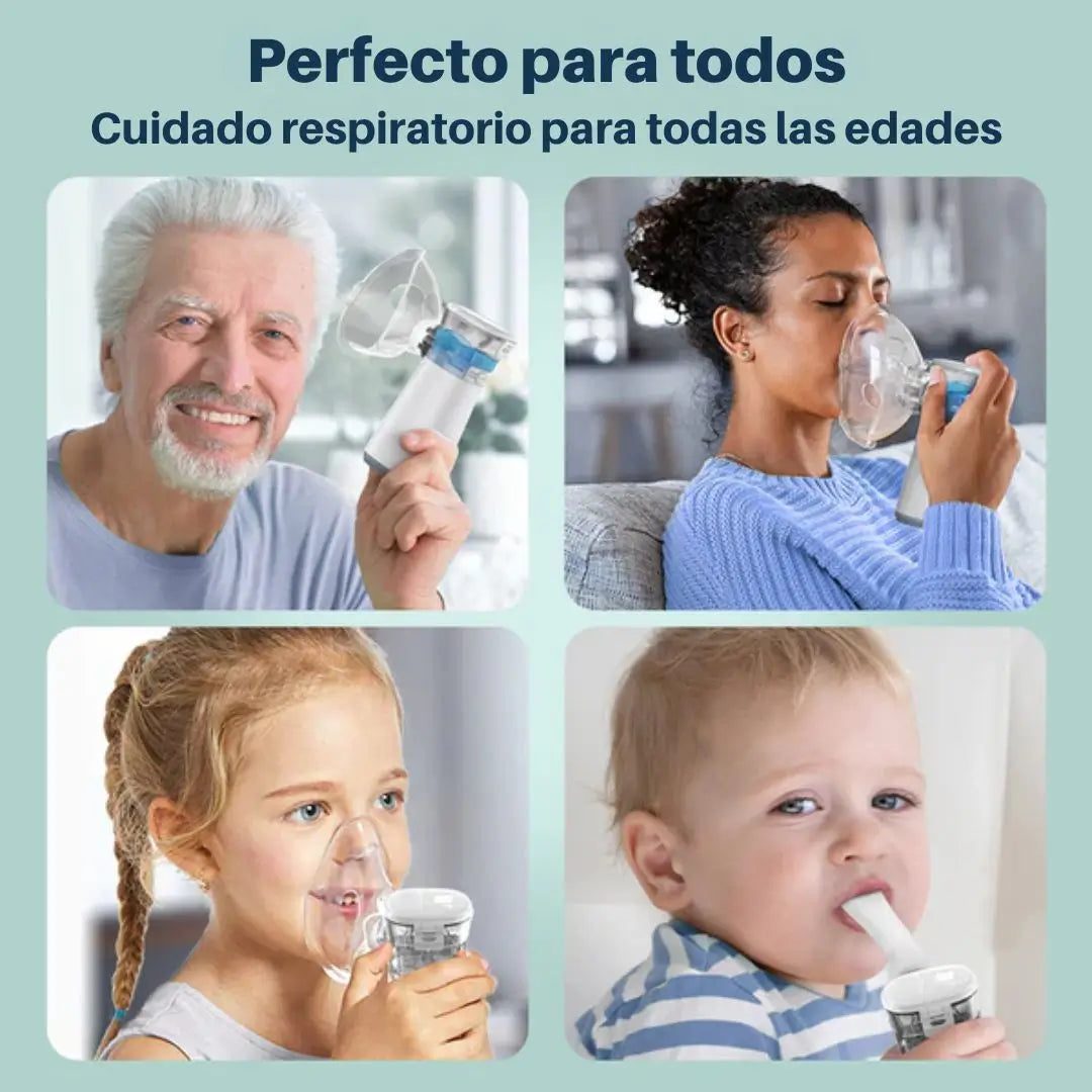 Nebulizador portátil para niños y adultos | Ideal para problemas respiratorios.