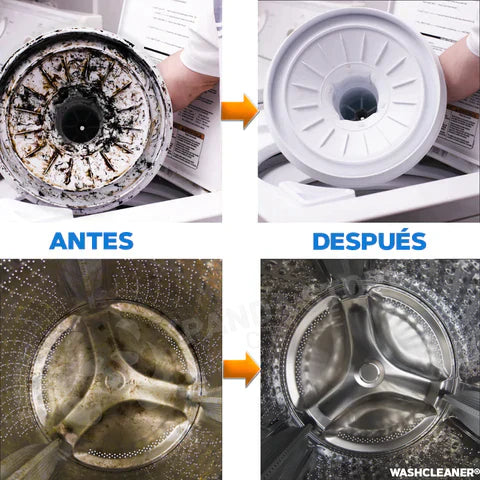 Caja x12 Pastillas Limpiadoras de Lavadora – Elimina Olores, Sarro y Suciedad