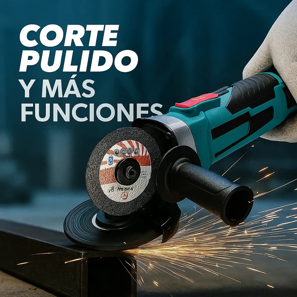 Amoladora Angular Inalámbrica FlexPRO® + 2 Baterías Recargables
