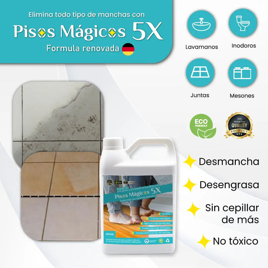 Pisos Magicos 5X - Ni el cloro puede igualarlo