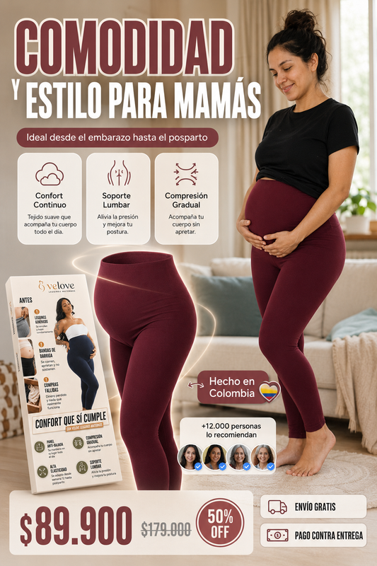 Leggings Maternos  - Porque cada mamá merece sentirse cómoda